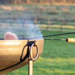 Toasting fork with crumpets - Firepits UK - LoRes 600x600