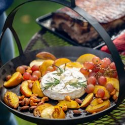 UK Hanging Skillet Pan 34cm with Brie - Firepits UK - Lifestyle - LoRes600x60007934