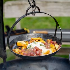 UK Hanging Skillet Pan 34cm with Brie Hanging - Firepits UK - Lifestyle - LoRes600x60007927