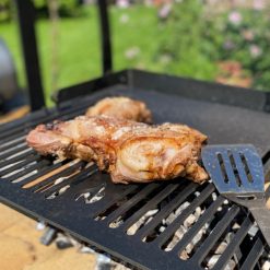Katherine Wheel BBQ Fire Pit Cooking Joint Lifestyle - FirepitsUK - WEB - LoRes