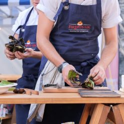 Plain Jane Fire Pit at AFF Banana Leaves with Spencer Rouse in Apron Lifestyle - Firepits UK - 2 LoRes 600x600