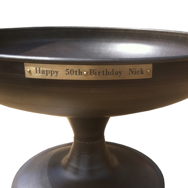 Personalised Plaque - Wine Glass Fire Pit - Firepits UK - WEB - 600x600 - Lo Res
