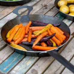 UK Long Handled Pan with Carrots on Asado - Firepits UK - Lifestyle-LoRes137600x600