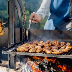 Asado Primera with Korean Chicken Wings Close Up - Lifestyle - Firepits UK - PP23 - LoRes347600x600