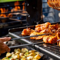 Chicken Wings on Asado Maximo - Close Up - Firepits UK - Lifestyle - LoRes07679600x600